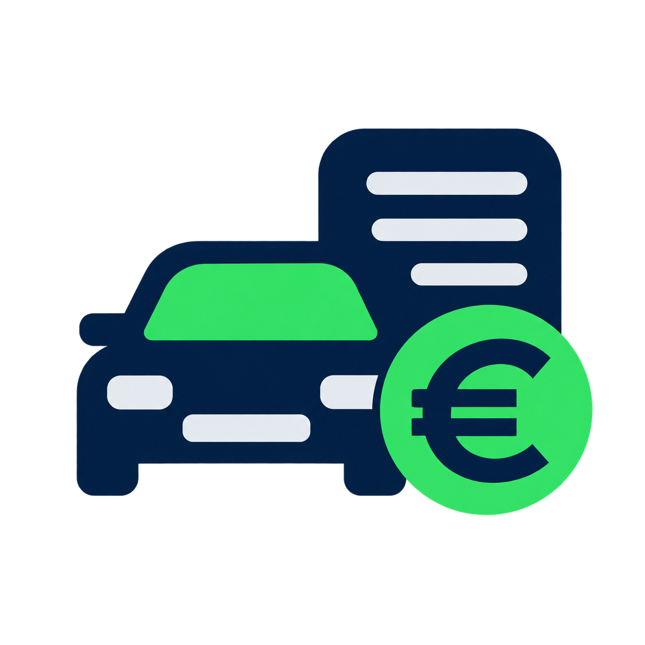 Automobilio lizingo skaičiuoklės ikona